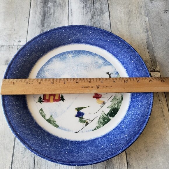 Nikko - Winter Wonderland by Deb Mores Round Serving Platter - Picture 2 of 4